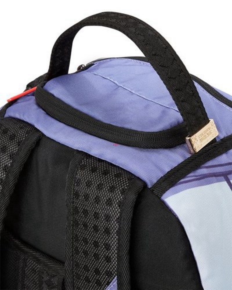 Purple Sprayground Tweety Vs Sylvester (Dlxr) Backpacks | 18543-SDPI