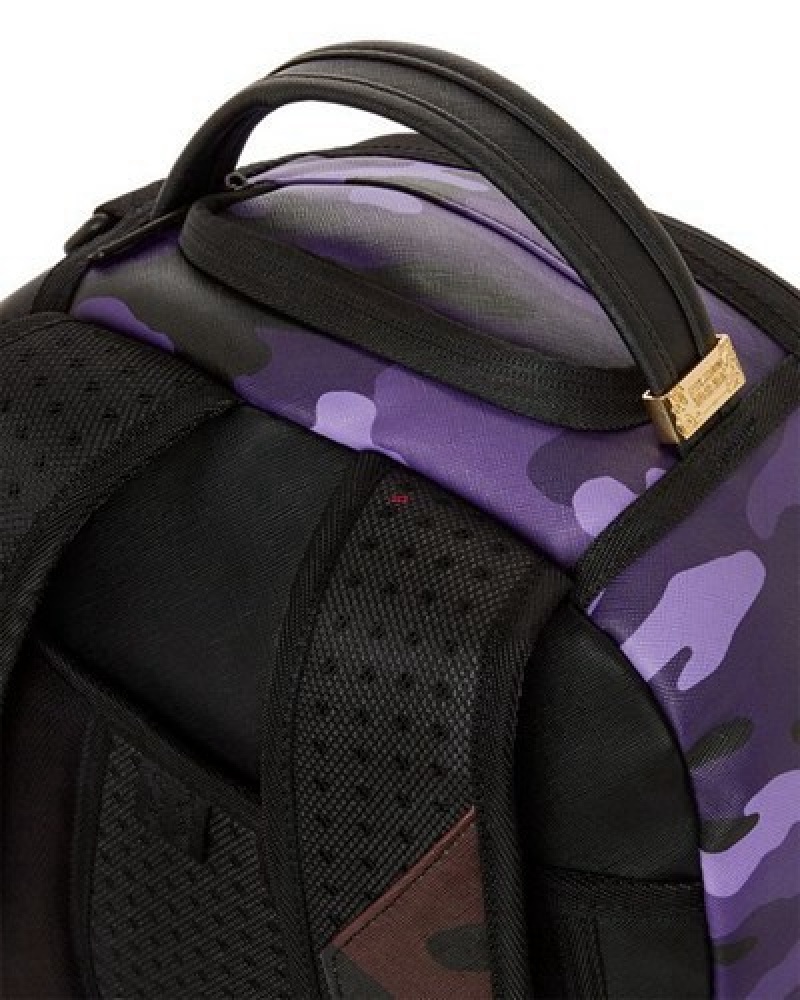 Purple Sprayground Xtc Purple Mountaineer (Dlxv) Backpacks | 71394-NDFC