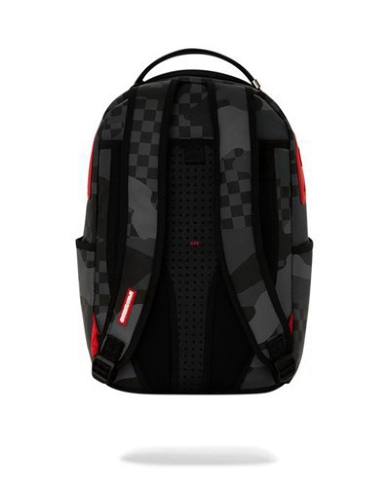 Red Sprayground 3am Alert (Dlxv) Backpacks | 02534-TAWN