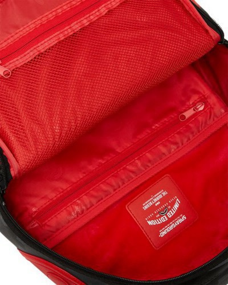 Red Sprayground 3am Alert (Dlxv) Backpacks | 02534-TAWN