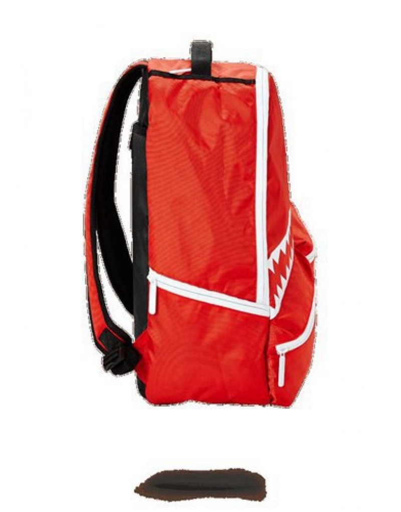 Red Sprayground All Day Backpacks | 87236-ZWVC