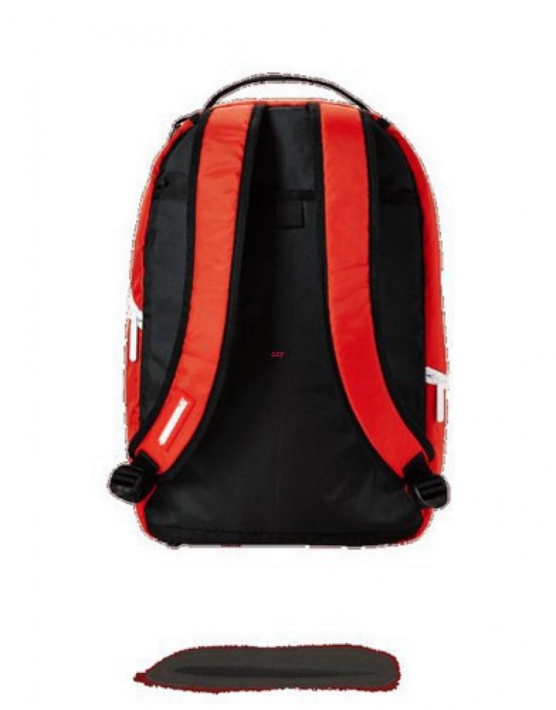 Red Sprayground All Day Backpacks | 87236-ZWVC