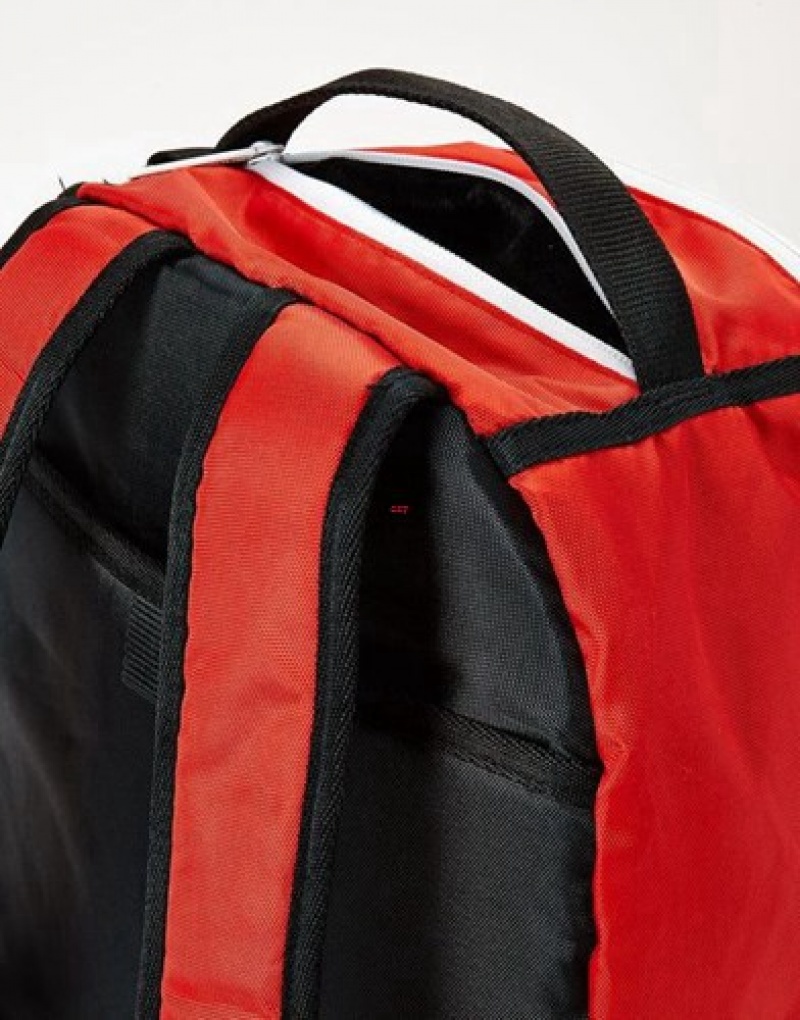 Red Sprayground All Day Backpacks | 87236-ZWVC