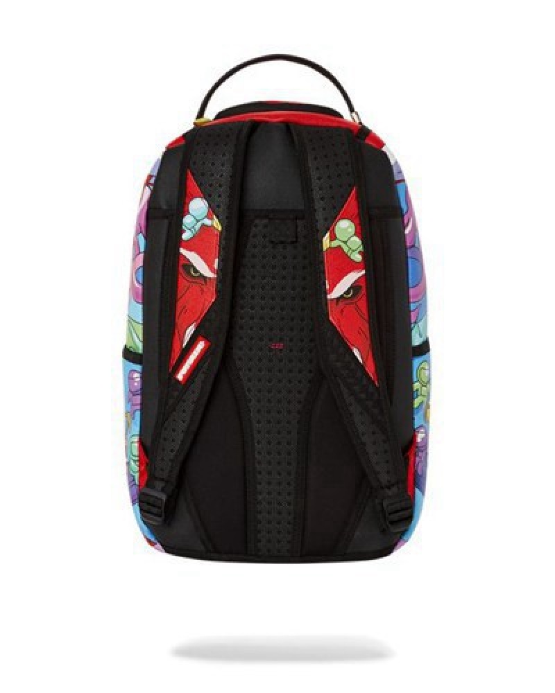 Red Sprayground Astro King (Dlxv) Backpacks | 51083-NCXP