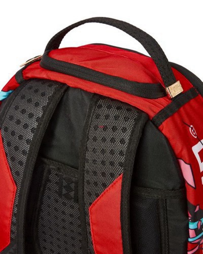 Red Sprayground Astromane Space Odyssey (Dlxr) Backpacks | 64159-HZRW