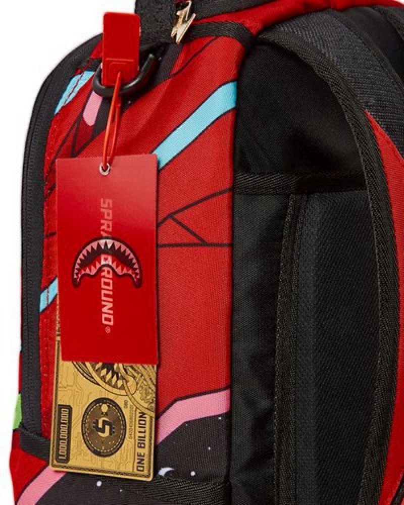 Red Sprayground Astromane Space Odyssey (Dlxr) Backpacks | 64159-HZRW