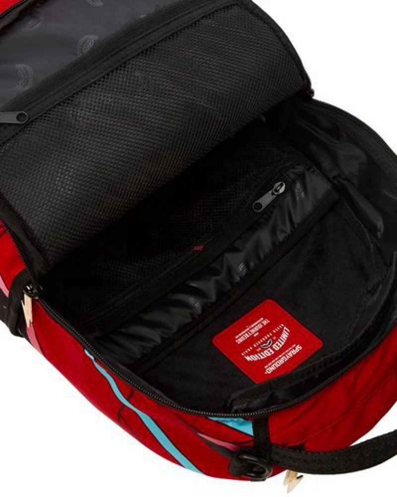 Red Sprayground Astromane Space Odyssey (Dlxr) Backpacks | 64159-HZRW