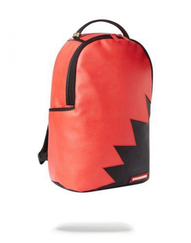 Red Sprayground Big Bite Backpacks | 59874-DFKB