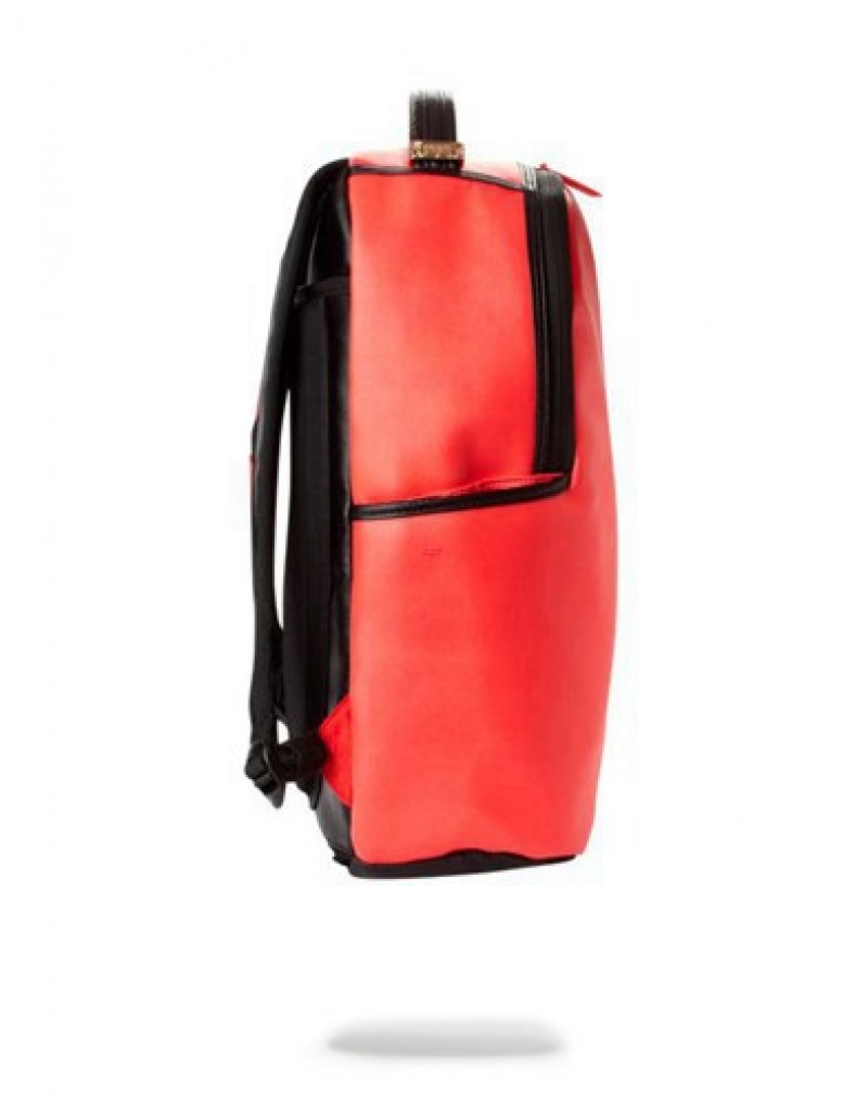 Red Sprayground Big Bite Backpacks | 59874-DFKB