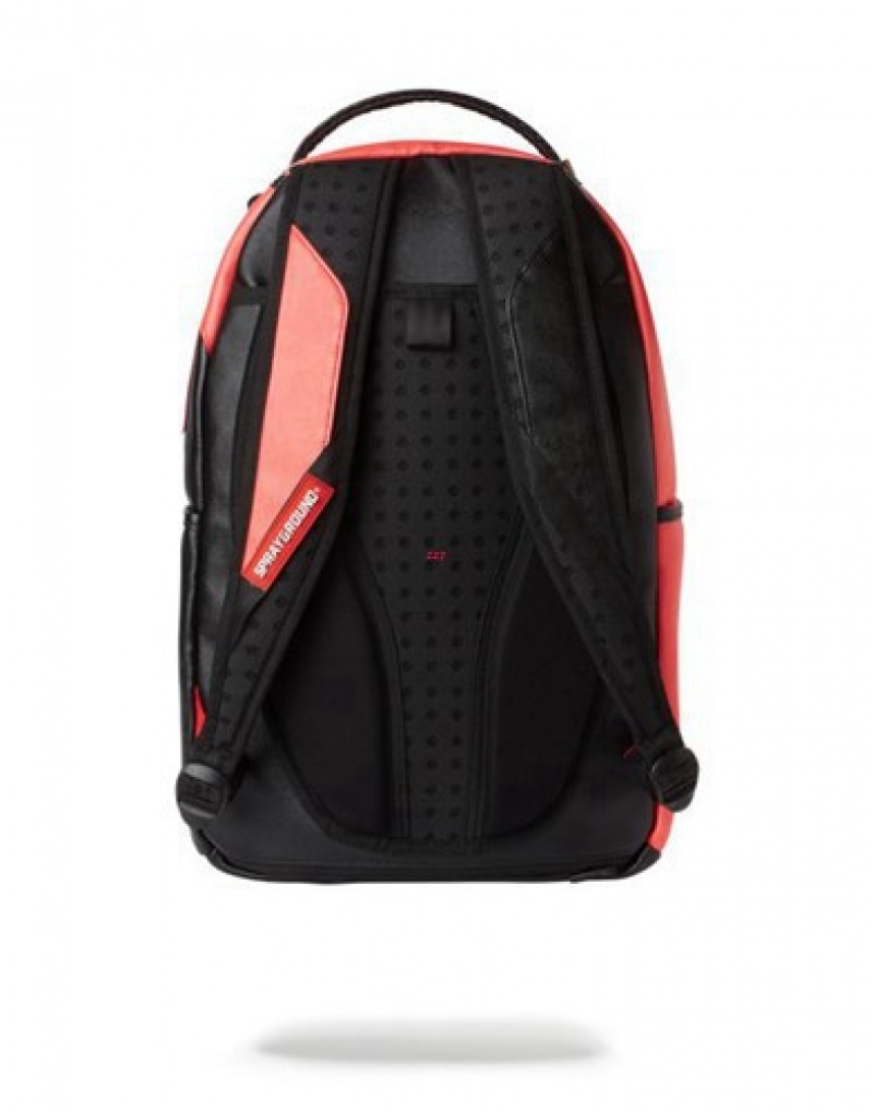 Red Sprayground Big Bite Backpacks | 59874-DFKB