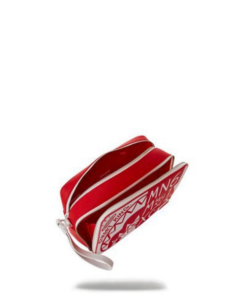 Red Sprayground Danger Danger Bags | 42709-JZAU