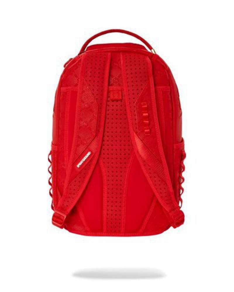 Red Sprayground Deniro Crimson (Dlxv) Backpacks | 26351-GIWK