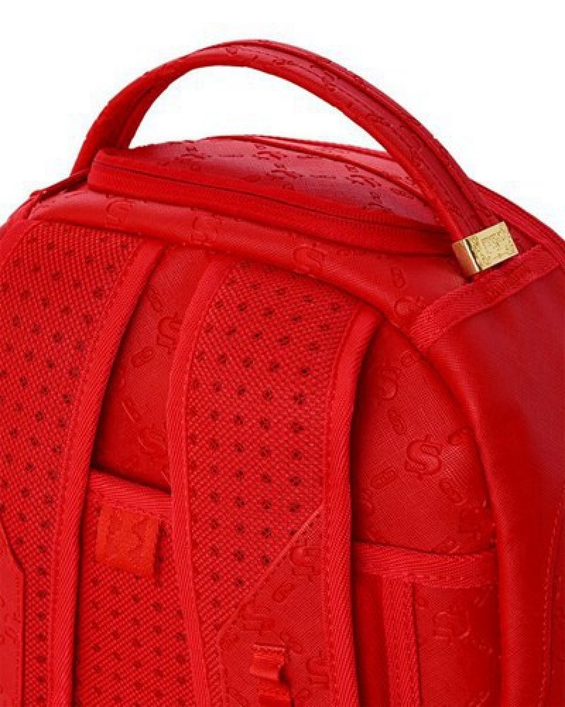 Red Sprayground Deniro Crimson (Dlxv) Backpacks | 26351-GIWK