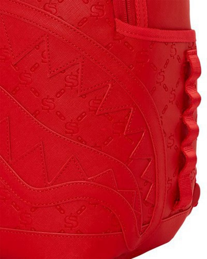 Red Sprayground Deniro Crimson (Dlxv) Backpacks | 26351-GIWK