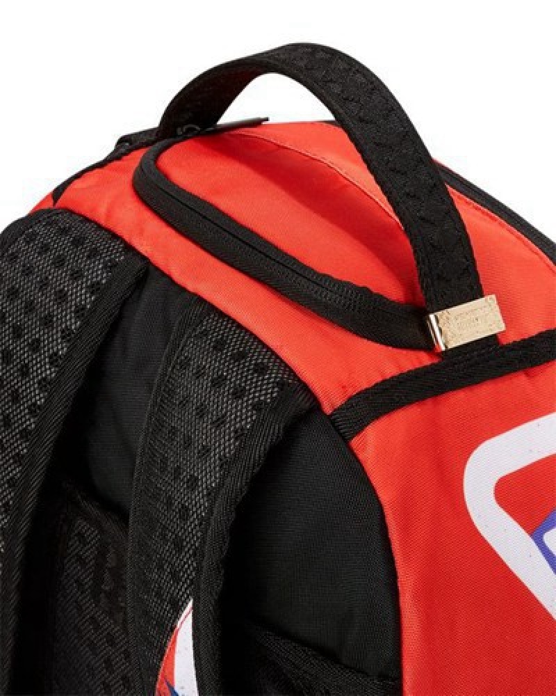 Red Sprayground Don't Stop Won't Stop スプレーグラウンド (Dlxr) Backpacks | 31269-QTCH