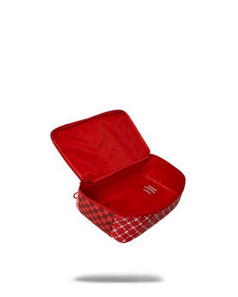 Red Sprayground Frequent Flier Sneaker Holder Bags | 25193-BJCQ