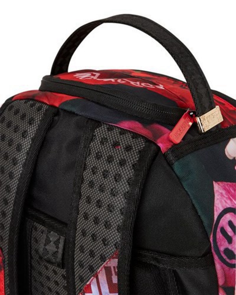 Red Sprayground Love Of The Game Backpacks | 95274-FGMQ