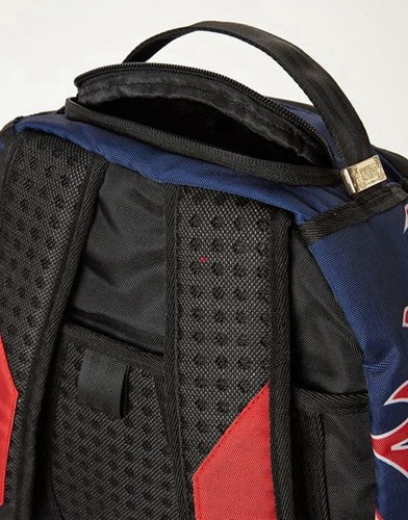 Red Sprayground Mlb Boston Sox Backpacks | 74391-SGVN