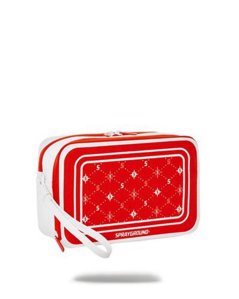 Red Sprayground Modus Operandi Bags | 48367-LQJF