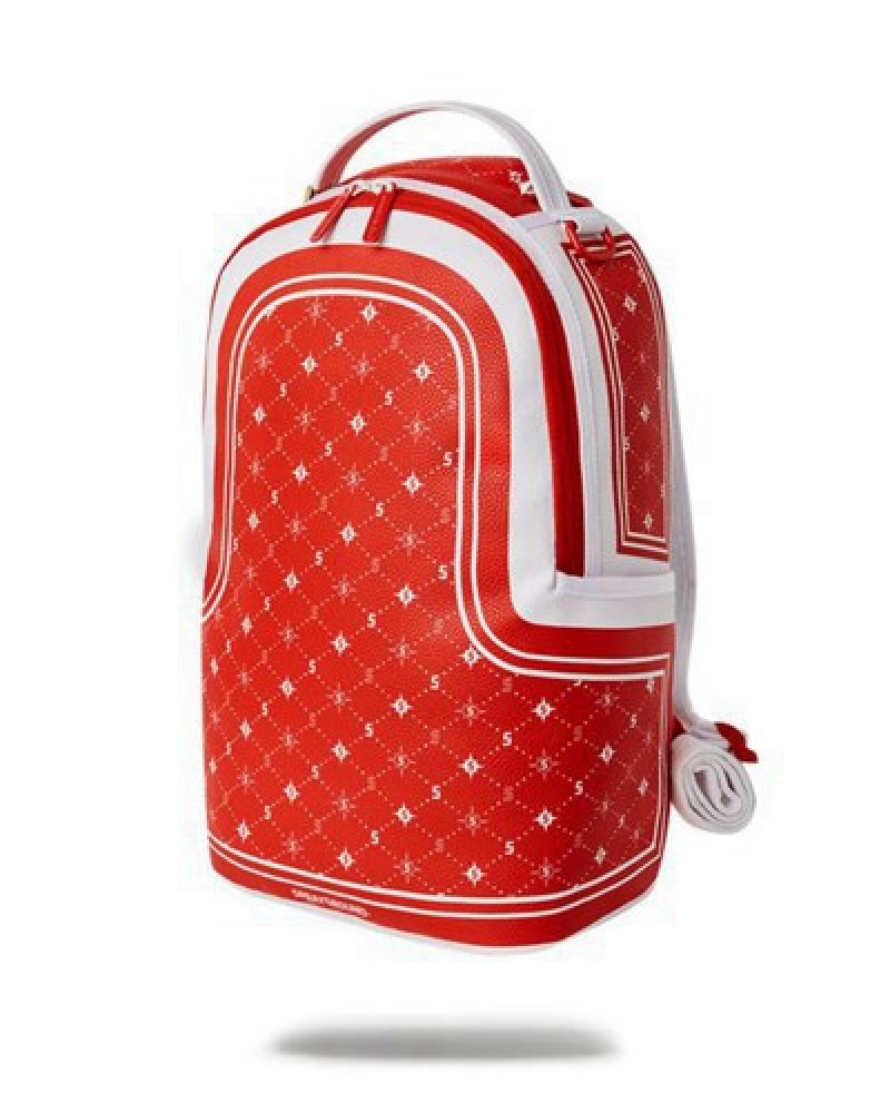 Red Sprayground Modus Operandi (Dlxv) Backpacks | 60219-NJYX