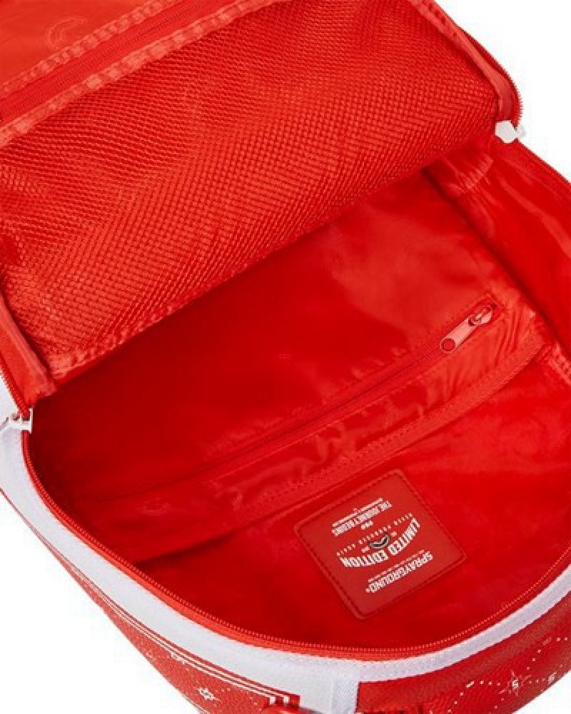 Red Sprayground Modus Operandi (Dlxv) Backpacks | 60219-NJYX