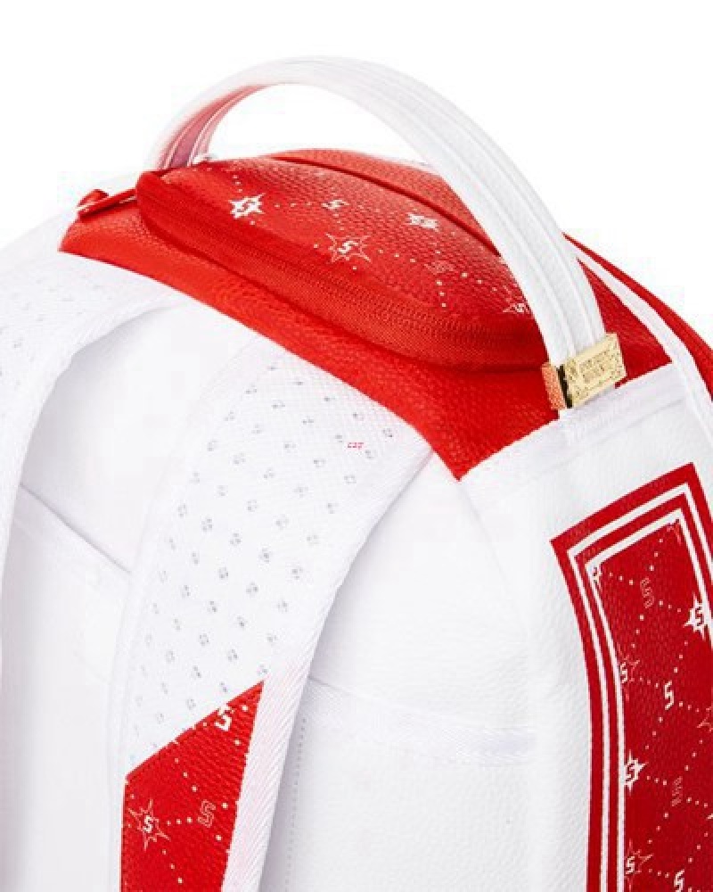 Red Sprayground Modus Operandi (Dlxv) Backpacks | 60219-NJYX