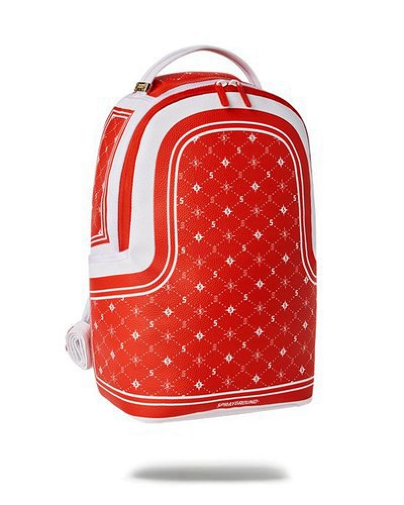 Red Sprayground Modus Operandi (Dlxv) Backpacks | 60219-NJYX