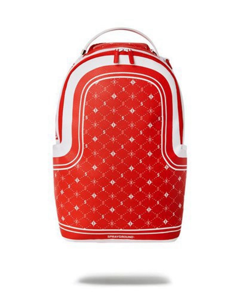 Red Sprayground Modus Operandi (Dlxv) Backpacks | 60219-NJYX