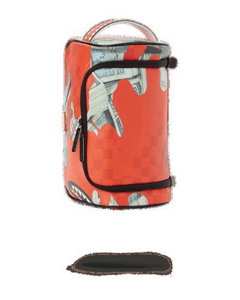 Red Sprayground Money Camo Bags | 76059-STZH