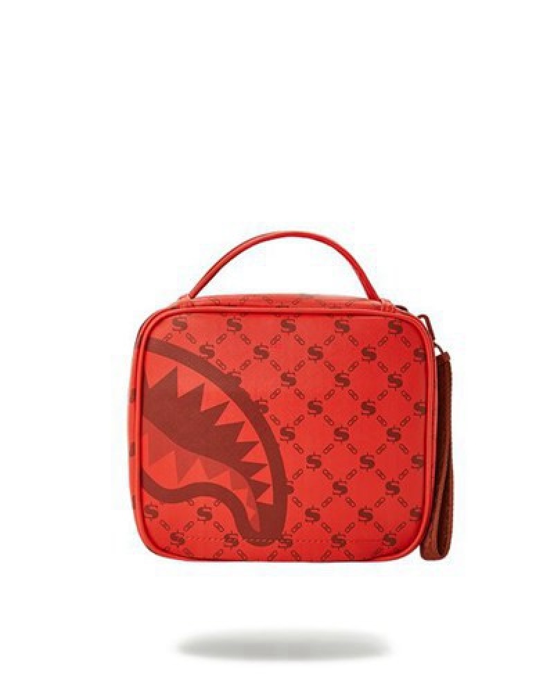 Red Sprayground Moneygram Brick Snack Aka Money Pack | 95018-SGJT