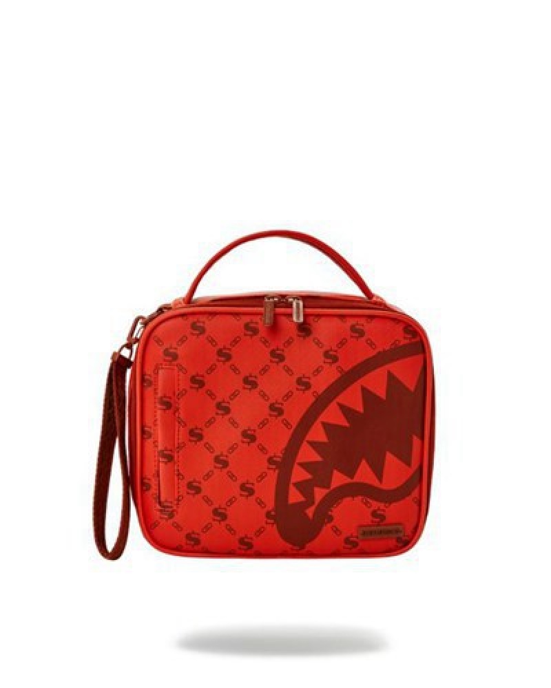 Red Sprayground Moneygram Brick Snack Aka Money Pack | 95018-SGJT