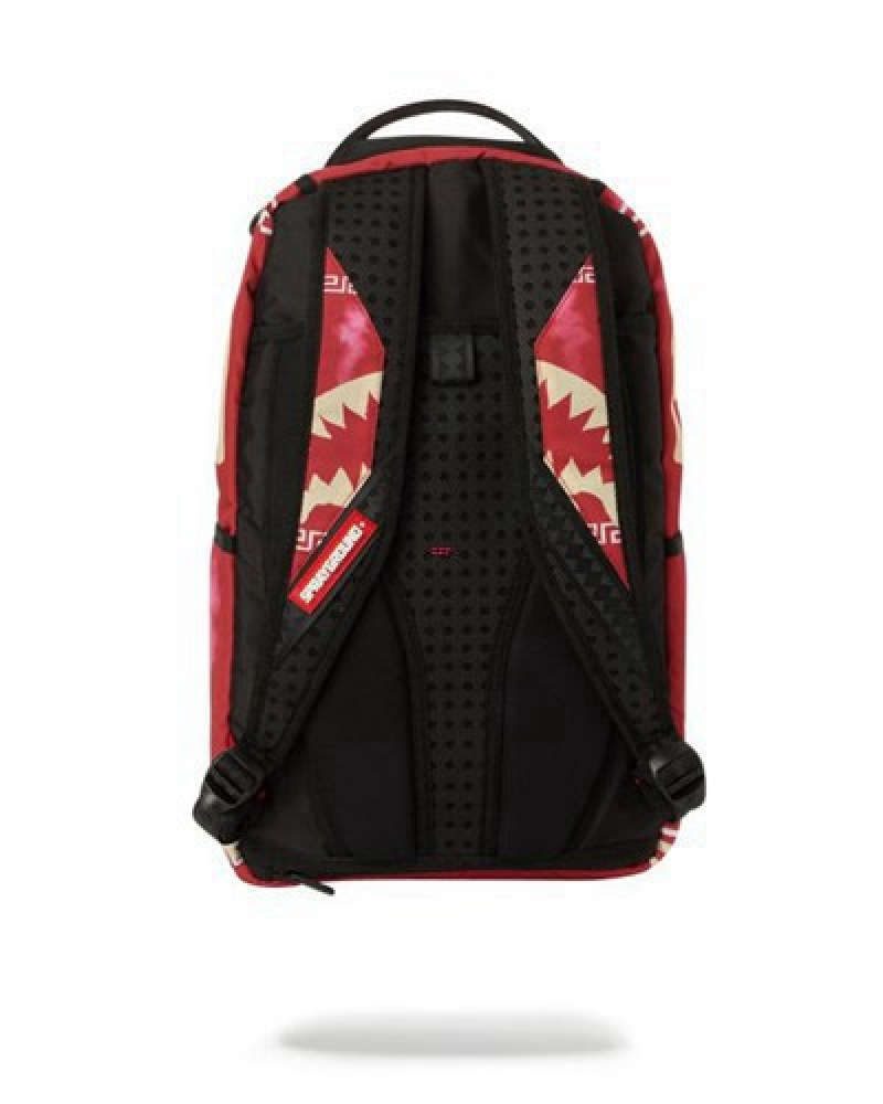 Red Sprayground Naruto Ramen Shark Backpacks | 85926-RMPC