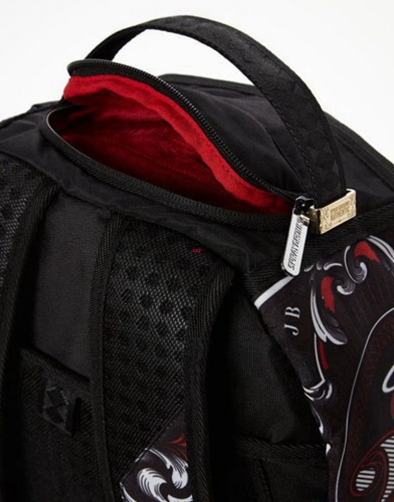 Red Sprayground Nba Butler Money Backpacks | 92513-NZOU