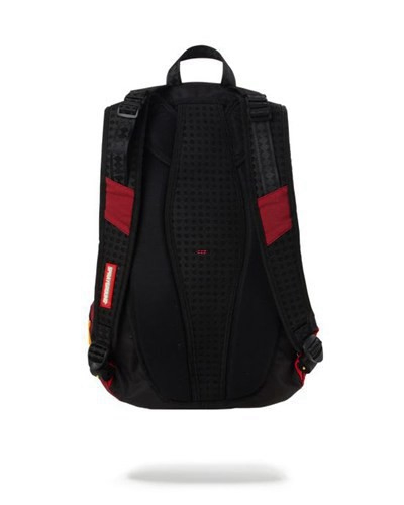 Red Sprayground Nbalab: Miami Heat Trainer Backpacks | 52061-NAOG