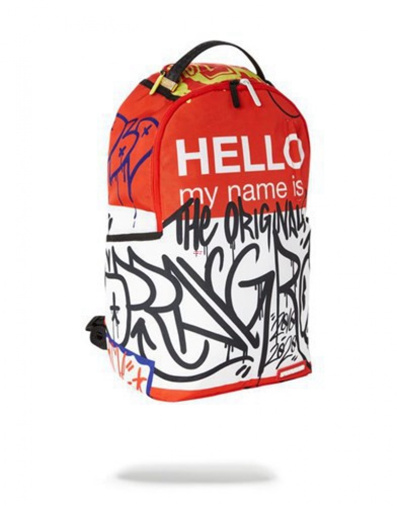 Red Sprayground Og Spray Backpacks | 89460-UFLS