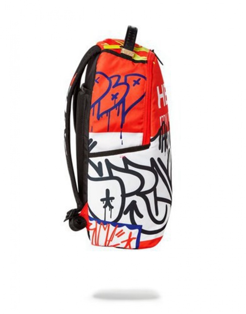 Red Sprayground Og Spray Backpacks | 89460-UFLS