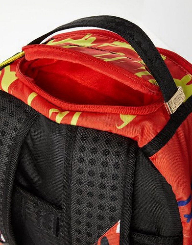 Red Sprayground Og Spray Backpacks | 89460-UFLS