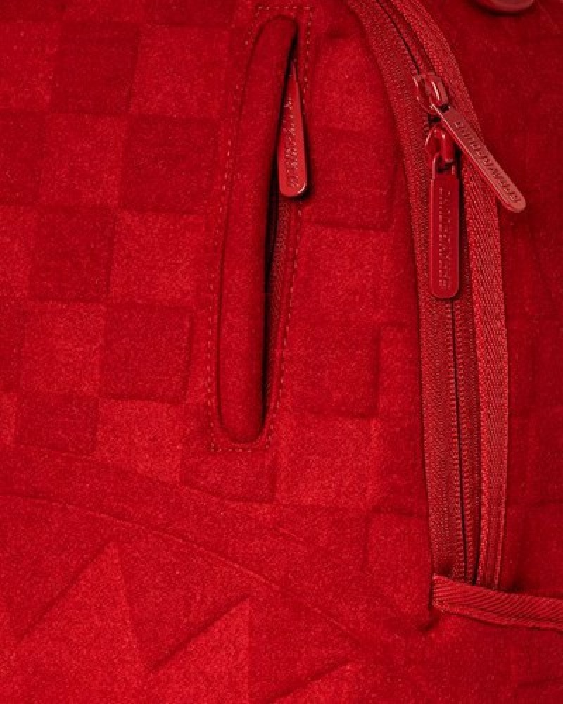 Red Sprayground Revved Up Backpacks | 68102-NTSW