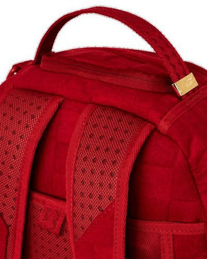 Red Sprayground Revved Up Backpacks | 68102-NTSW