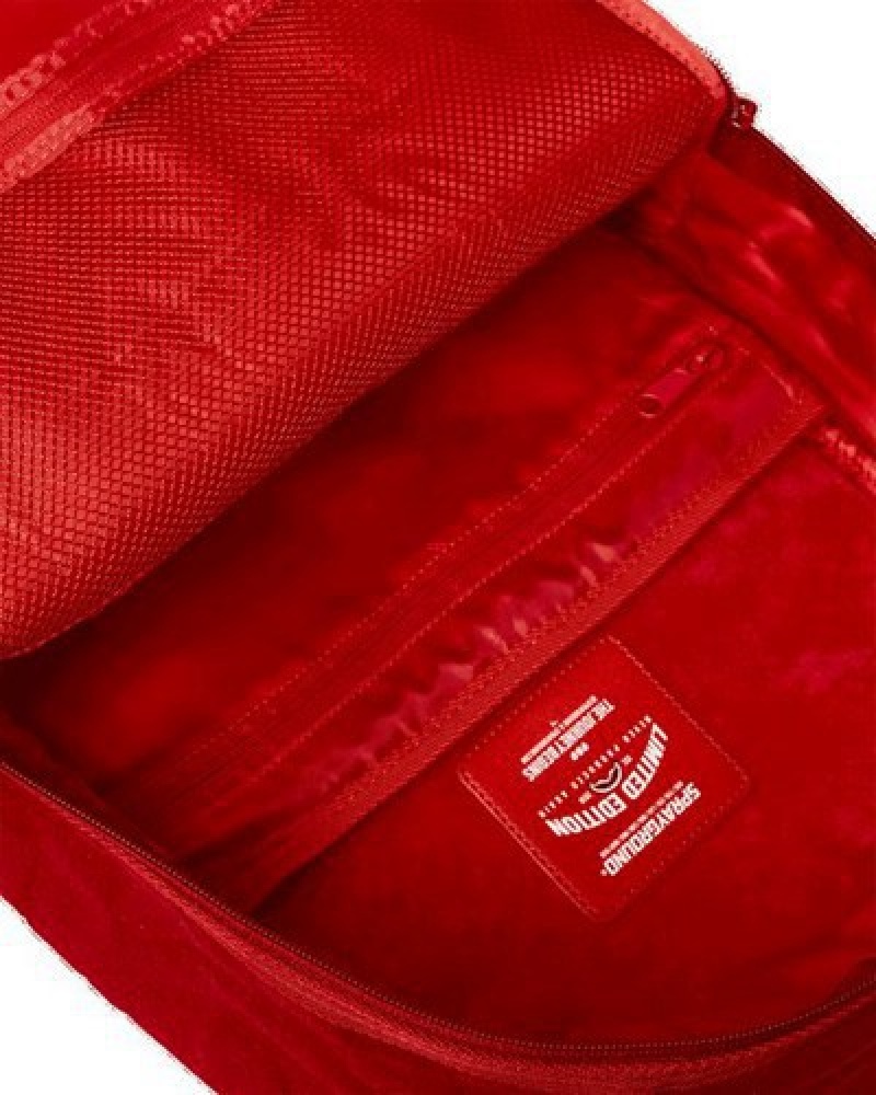 Red Sprayground Revved Up Backpacks | 68102-NTSW