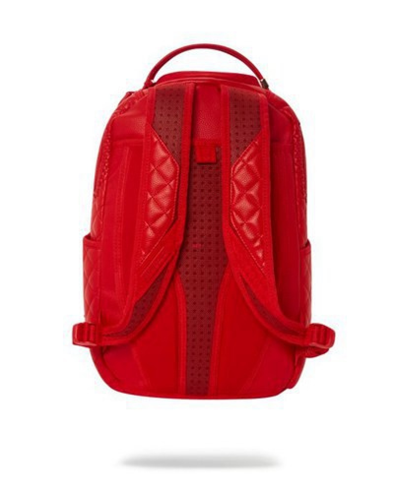 Red Sprayground Riviera (Dlxv) Backpacks | 08157-SKAO