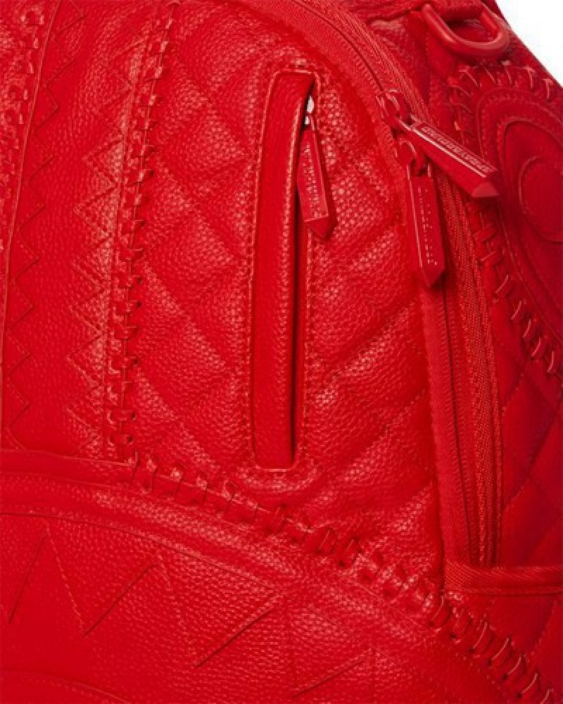 Red Sprayground Riviera (Dlxv) Backpacks | 08157-SKAO