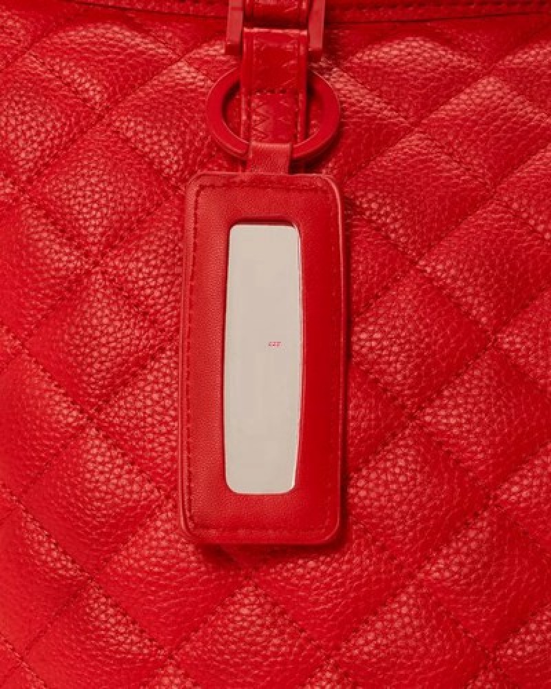 Red Sprayground Riviera Handbag | 68720-IKPT