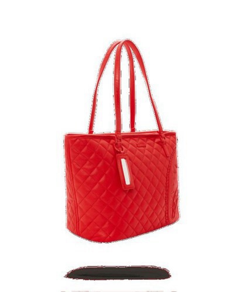 Red Sprayground Riviera Handbag | 68720-IKPT