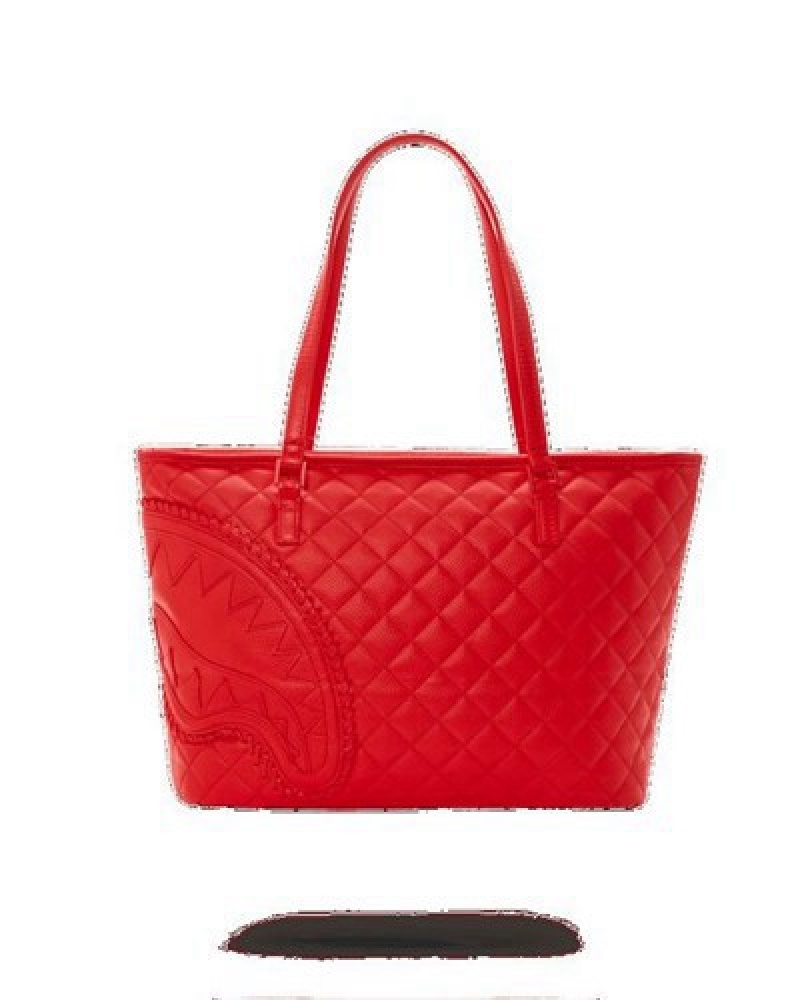 Red Sprayground Riviera Handbag | 68720-IKPT