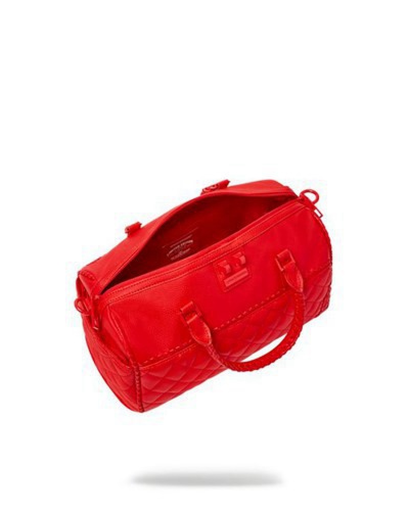 Red Sprayground Riviera Mini Duffle Bags | 29156-DIYL