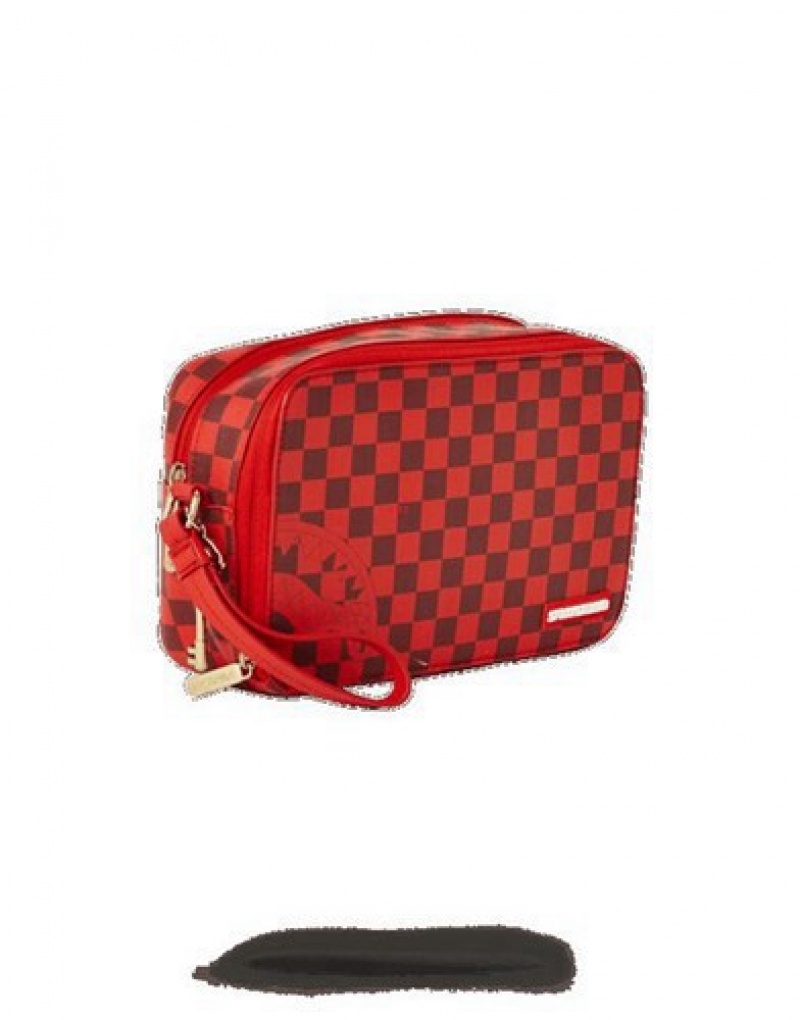 Red Sprayground Sharks In Paris Aka Moneys Bags | 27180-KCLF