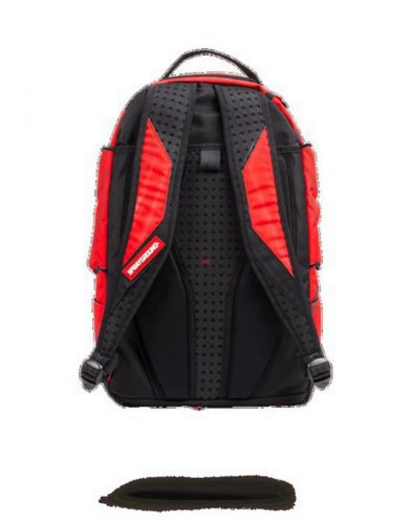 Red Sprayground Superman Cape Wings Backpacks | 28709-KPSI