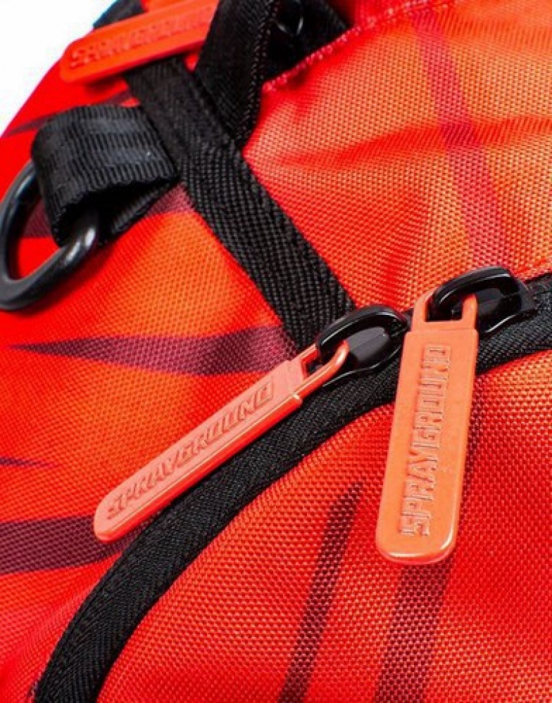 Red Sprayground Superman Cape Wings Backpacks | 28709-KPSI