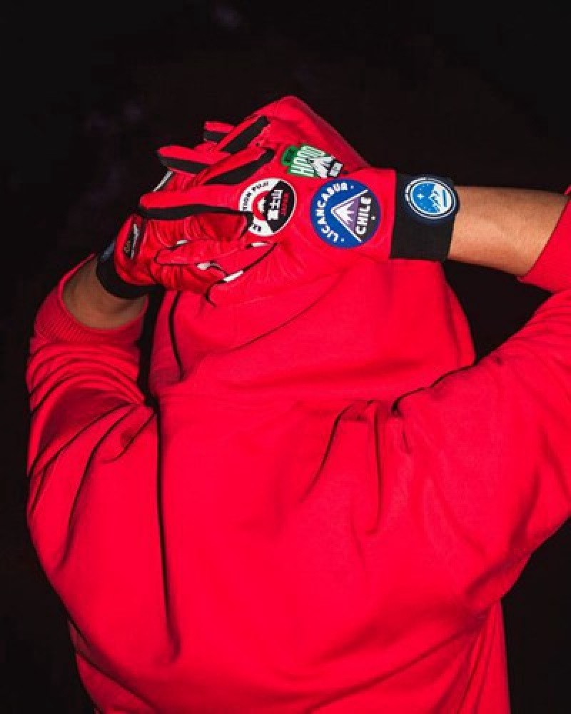 Red Sprayground The Global Expedition Gloves | 87109-JZYK